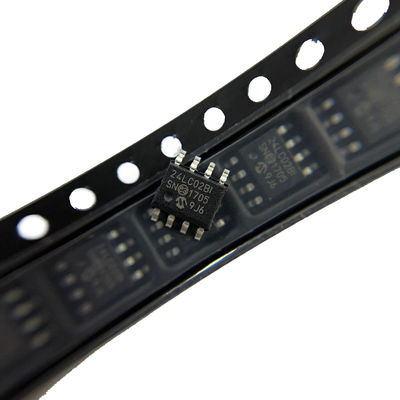 Microplaqueta automotivo EEPROM Serial-I2C 3.3V/5V 24LC02B-I/SN de 2K-Bit 256 x 8 de IC da memória