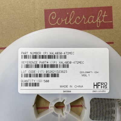 Perdas de baixa potência protegidas atuais altas 4.7UH dos indutores do poder de Coilcraft XAL4030-472MEC