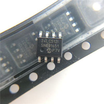 A memória IC Chip Flash Microchip Electrical Storage de EEPROM 512K lasca 24LC512T-I/SN