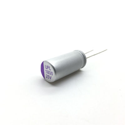 capacitores contínuos de carregamento UPL1E182M1021 125℃ do filtro do inversor do capacitor da pilha de 25v 1800uf