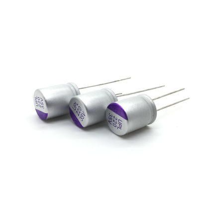 Capacitor de uso geral 35v 220uf UPL1V221M0812 125℃ do filtro do inversor