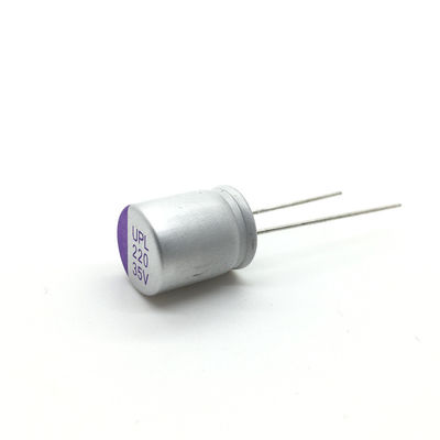 Capacitor de uso geral 35v 220uf UPL1V221M0812 125℃ do filtro do inversor